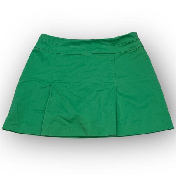 Herman Geist, Vintage Spring Green Front Pleated Athletic Golf Skort Women's 4 - Picture 1 of 14